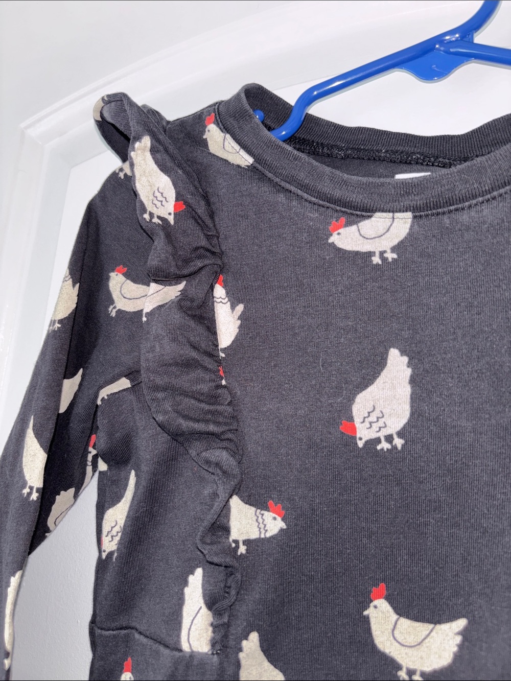 Tea Collection Chicken Ruffle dress 3 - Picture 4 of 7